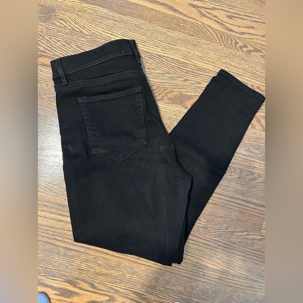 LOFT Dark Black Skinny Jeans